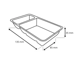 TakeAware Snackbakje A9 Bagasse PFAS-vrij (500 stuks) Best