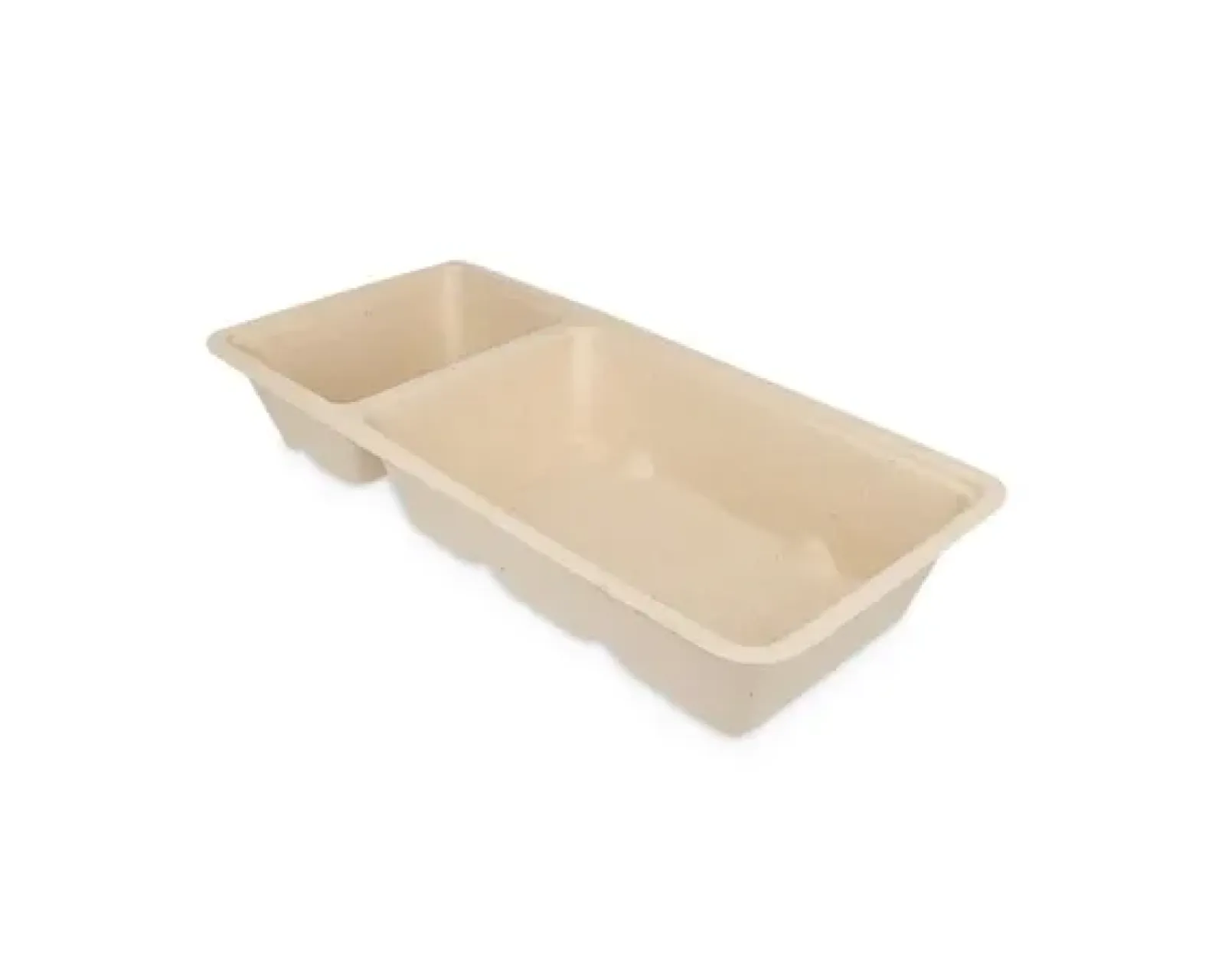 TakeAware Snackbakje A22 Bagasse PFAS-vrij (A9+saus) (500 stuks) New