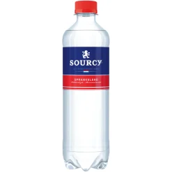 Sourcy Rood Mineraalwater Sprankelend (6x 50cl) New