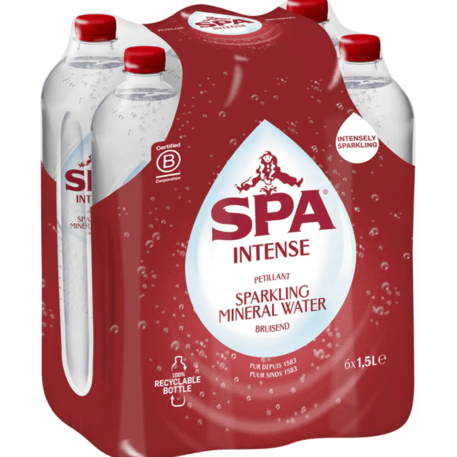 Spa Intense Rood PET (6x 1,5 liter) Discount