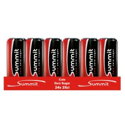 Summit Cola Zero Blik (24x25cl) Outlet