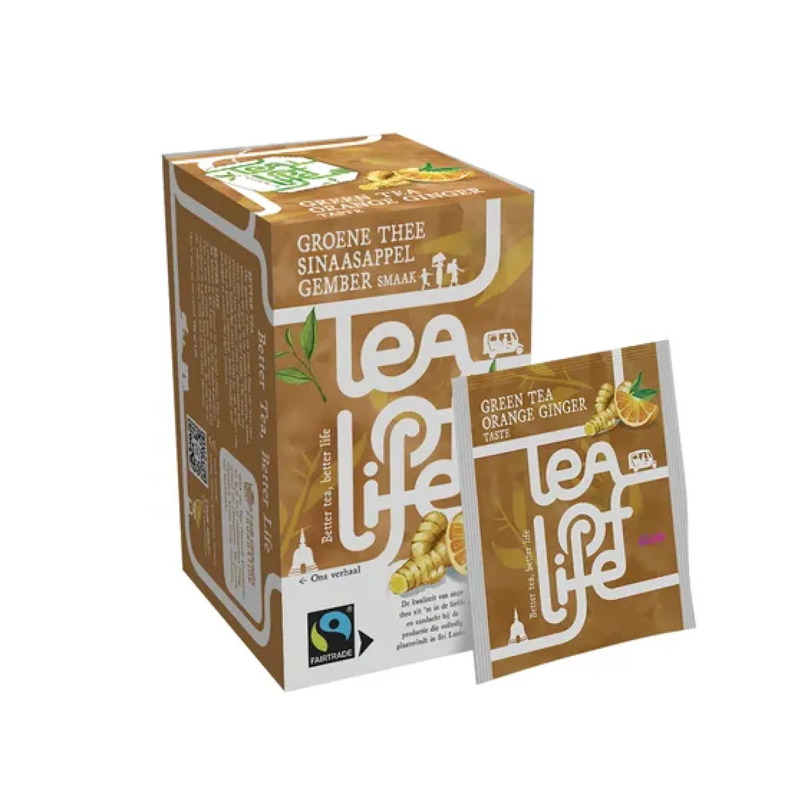 Tea of Life Green Tea Orange Ginger (100x 1,75gr)