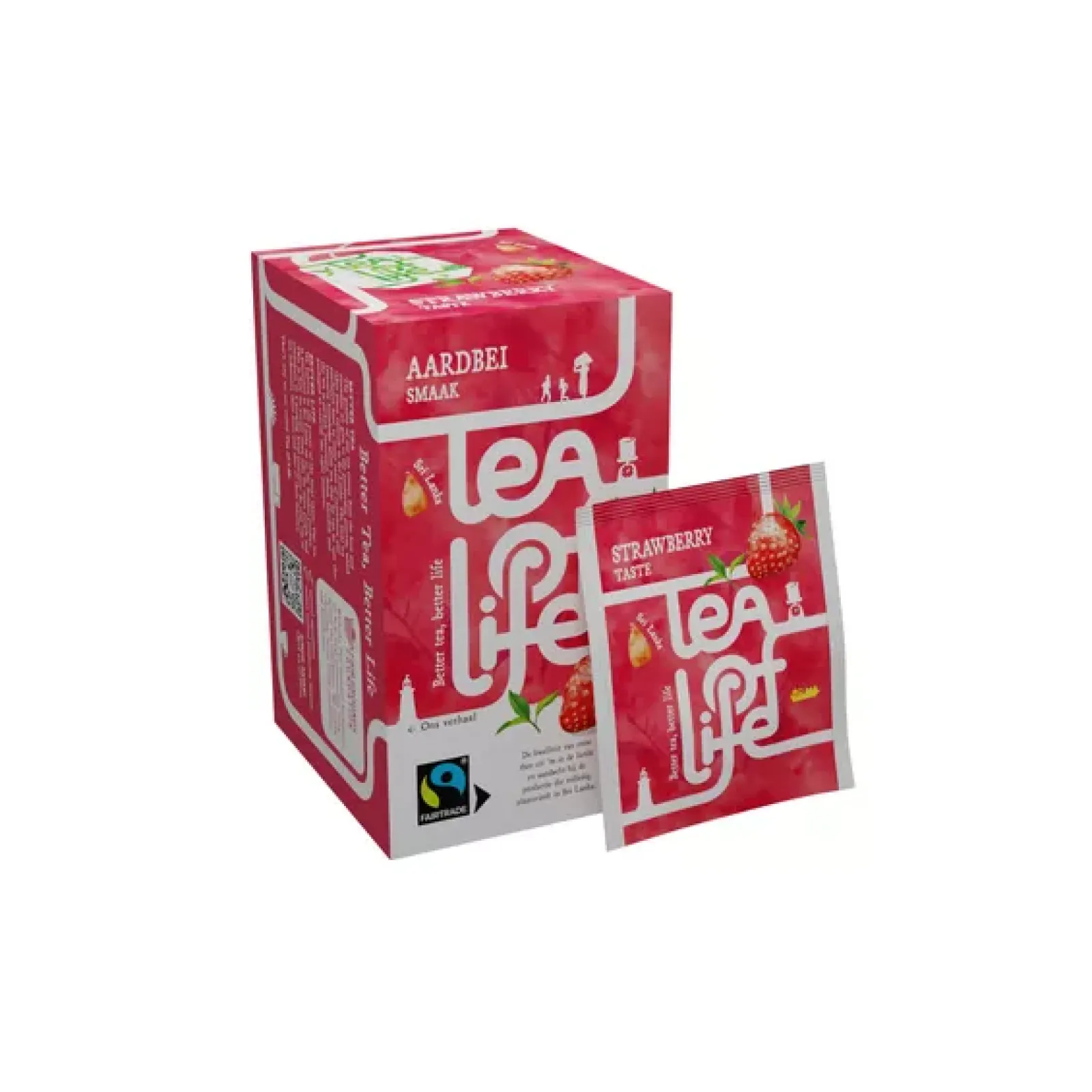 Tea of Life strawberry 1.5gr. (100 stuks) Hot