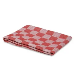 Wecoline Theedoek geblokt rood 70×70 cm (6 stuks) Discount