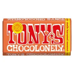 Tony's Chocolonely Tony’s Chocolonely Melk Karamel Zeezout (15x 180gr) Hot