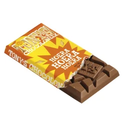 Tony's Chocolonely Tony’s Chocolonely Reep Hoera Melk Chocolate Chip Cookie (15x 180gr) Sale