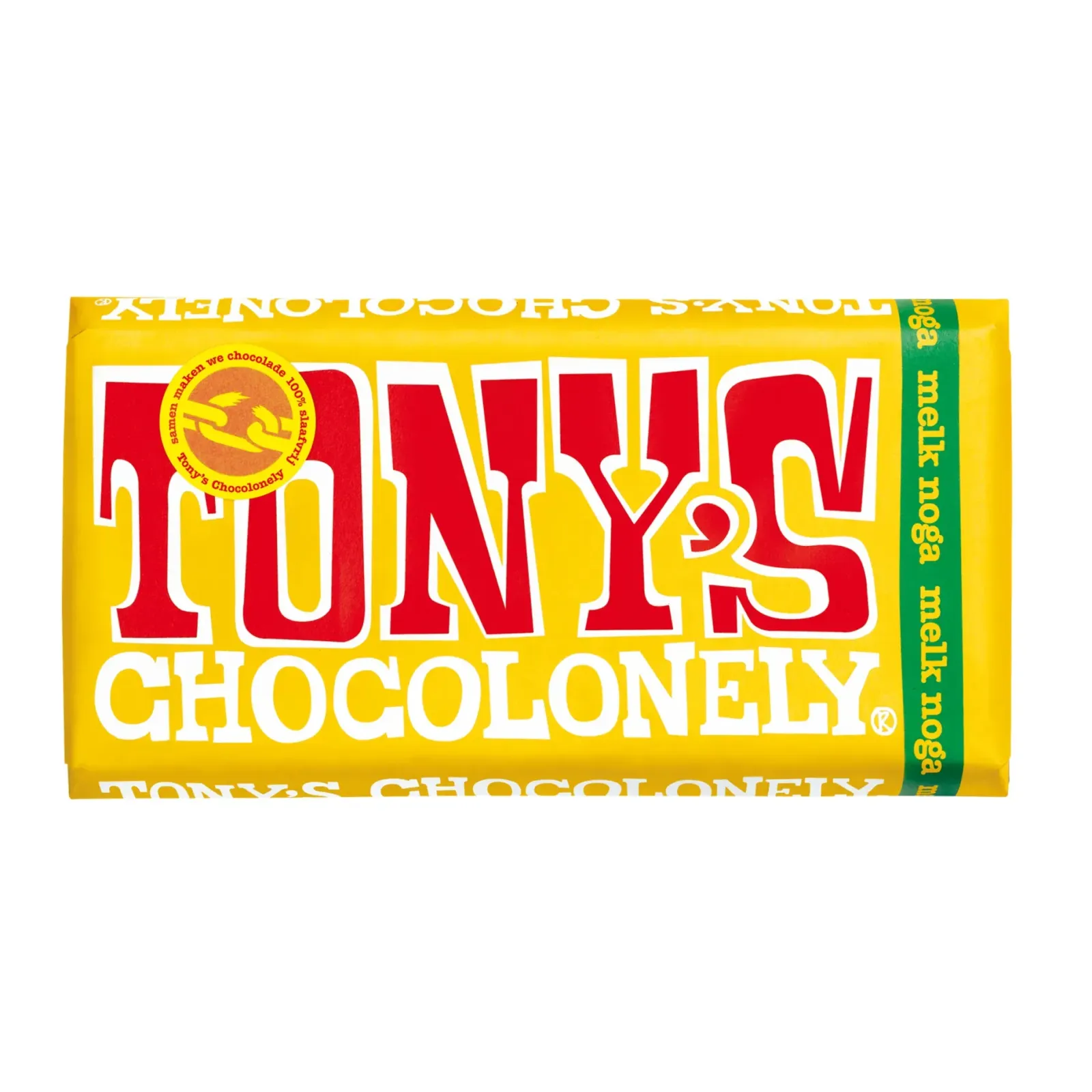 Tony's Chocolonely Tony’s Chocolonely Reep Melkchocolade Noga (15x 180gr) Hot