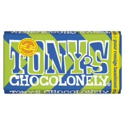 Tony's Chocolonely Tony’s Chocolonely Reep Puur Romige Hazelnoot Crunch (15x180gr) Outlet