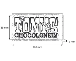 Tony's Chocolonely Tony’s Melk Pecan Crunch Karamel (15x180gr) New