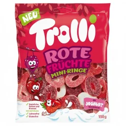 Trolli Red Fruits Mini Rings zakje (15x 200g) Sale