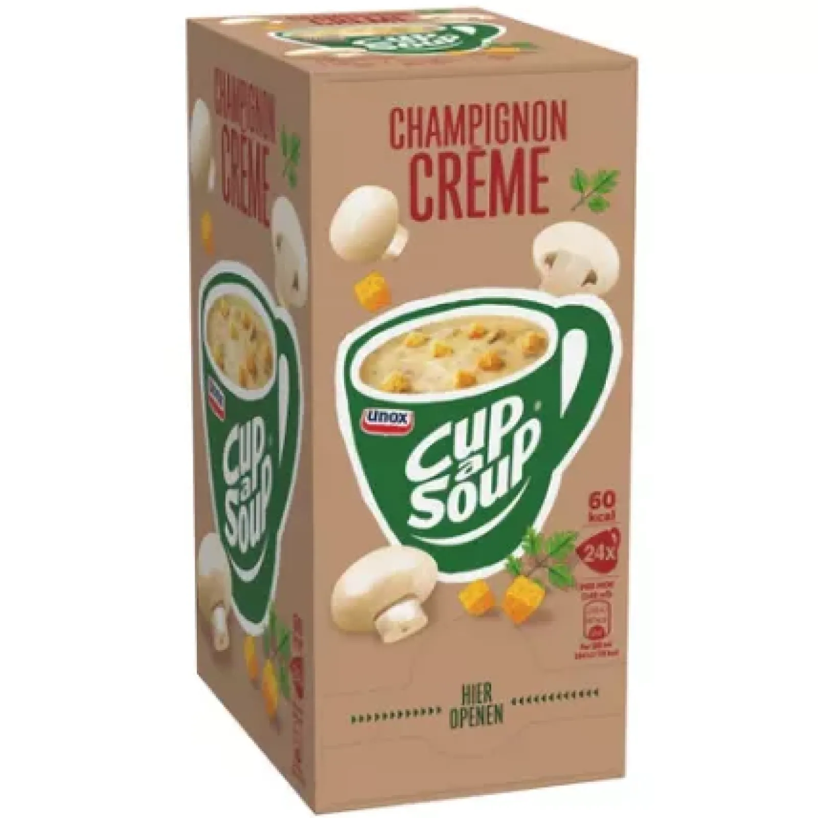 Cup-a-Soup Unox Champignon Crème (24x 140ml) Outlet
