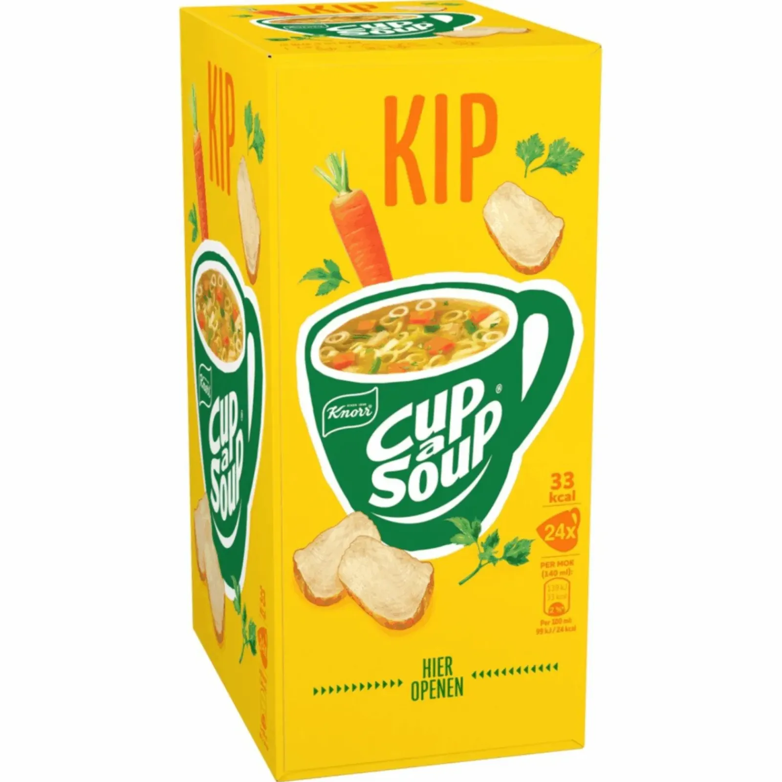 Cup-a-Soup Unox Kip (24x 140ml) New