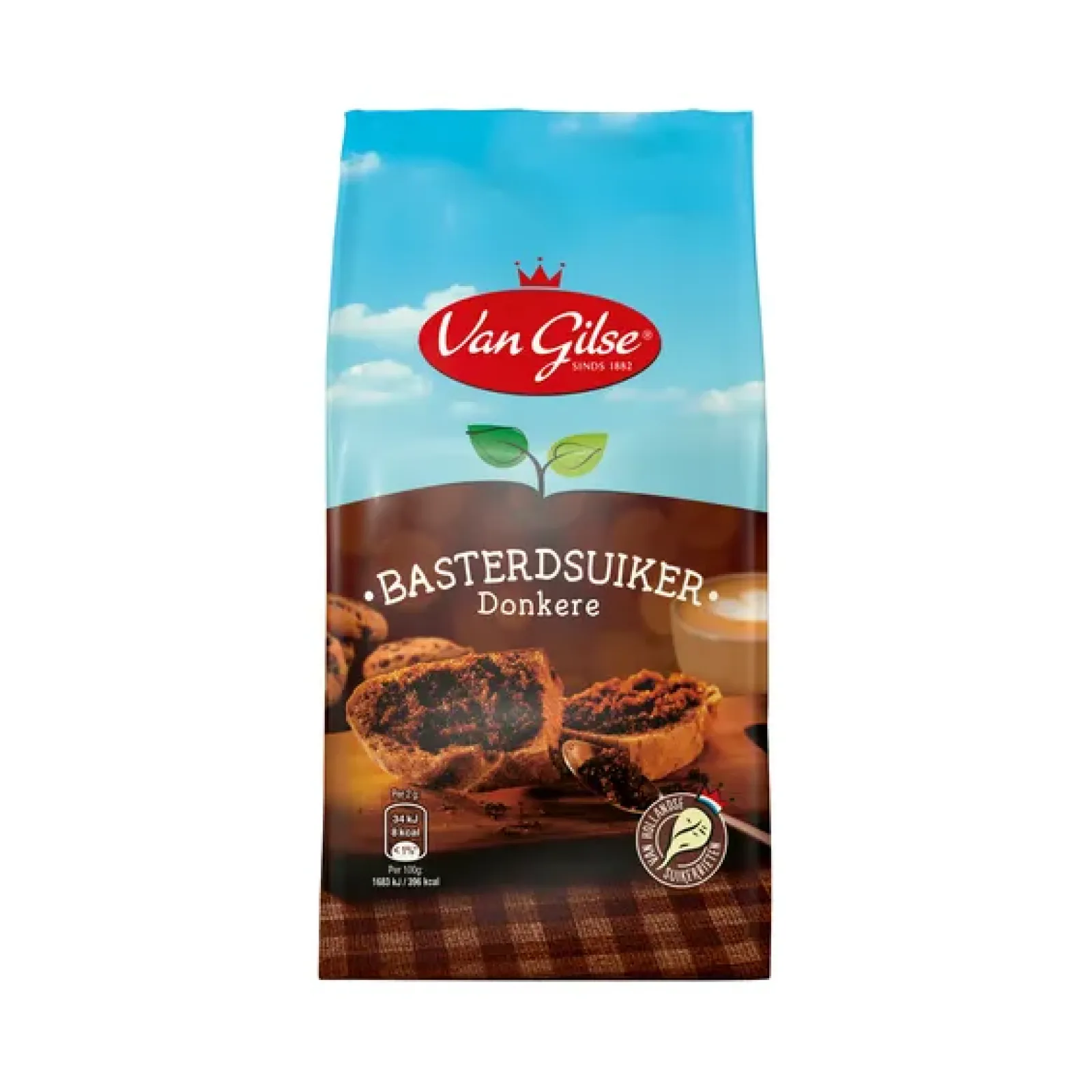 Van Gilse Basterdsuiker Donker (12x 600gr) Best