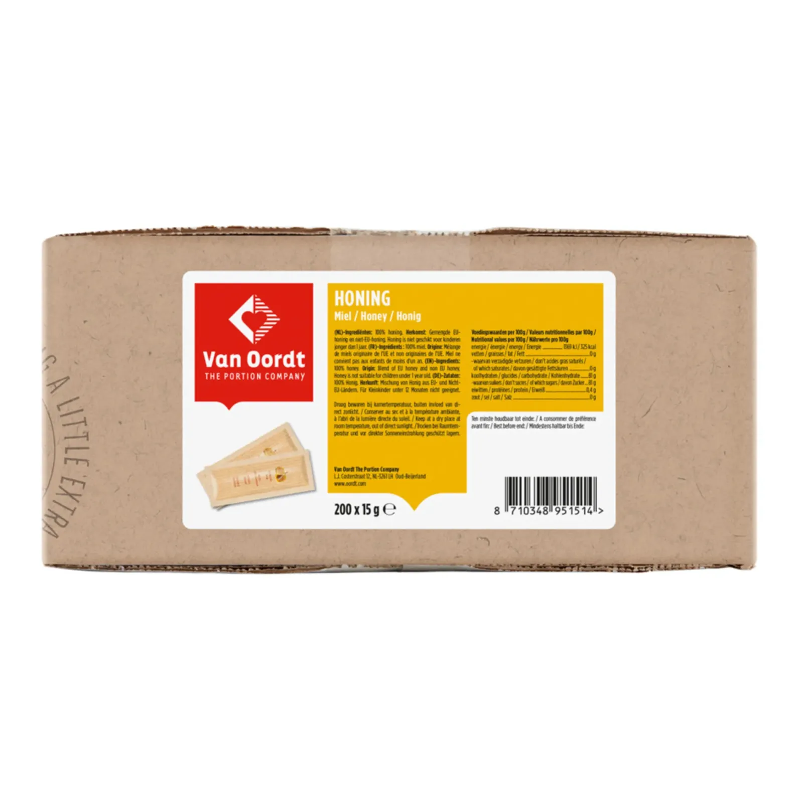 Van Oordt Honing Sachet (200x 15g) Clearance