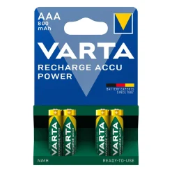 Varta AAA Oplaadbare Batterijen HR03 800mAh (10 x 4 stuks) Best