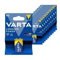 Varta Longlife Power Blok E 6LR61 9V (10 stuks) Discount