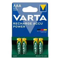 Varta Oplaadbare Batterijen HR03 800mAh AAA (4 stuks) Clearance