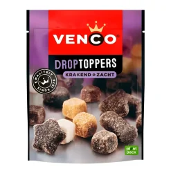 Venco Droptoppers Krakend Zacht zak (10x 215gr) Hot