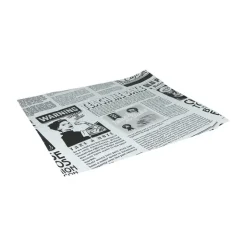 Vetvrij papier 33×30 cm krant wit (2000 stuks) Sale