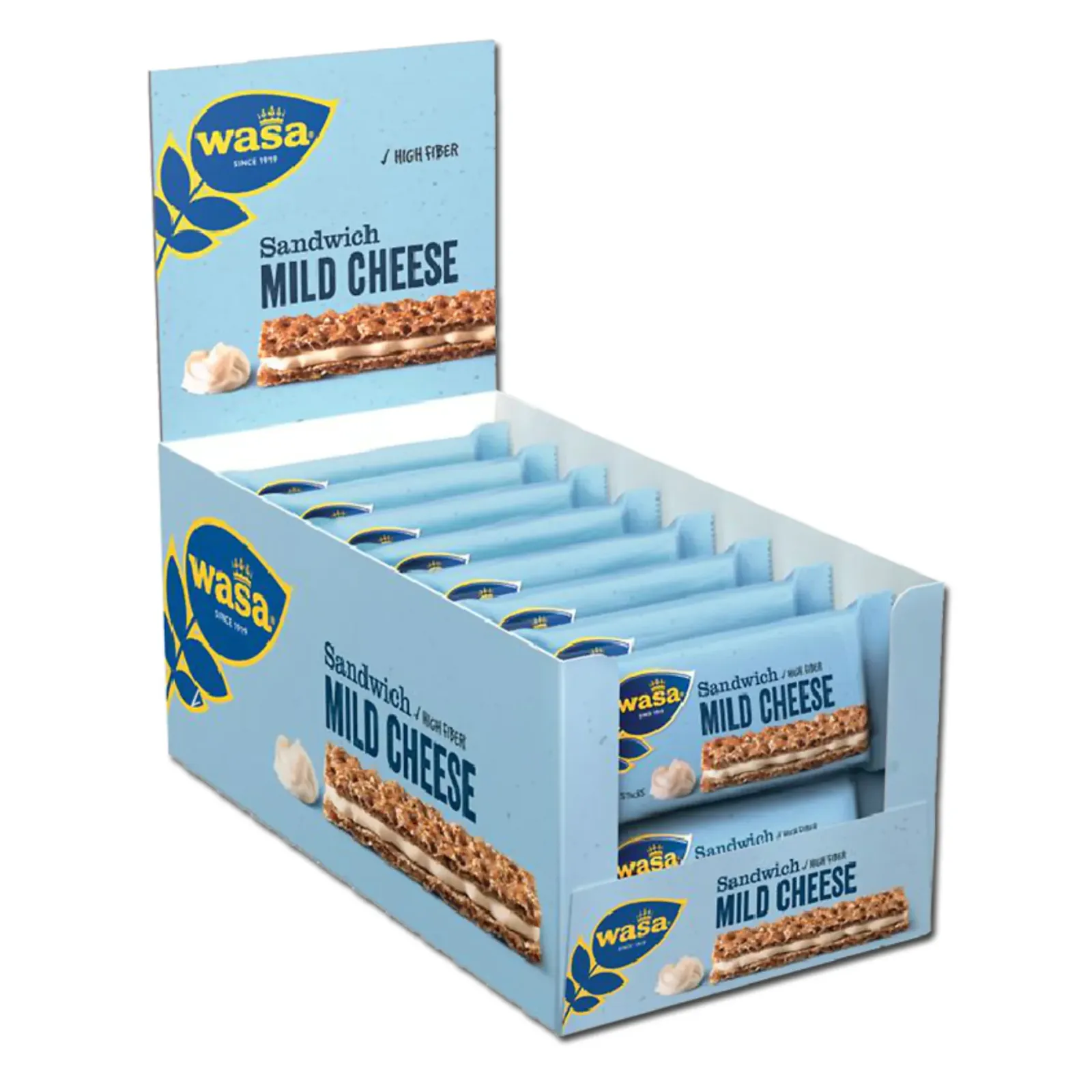 Wasa Sandwich Mild Cheese (24x30gr) Outlet