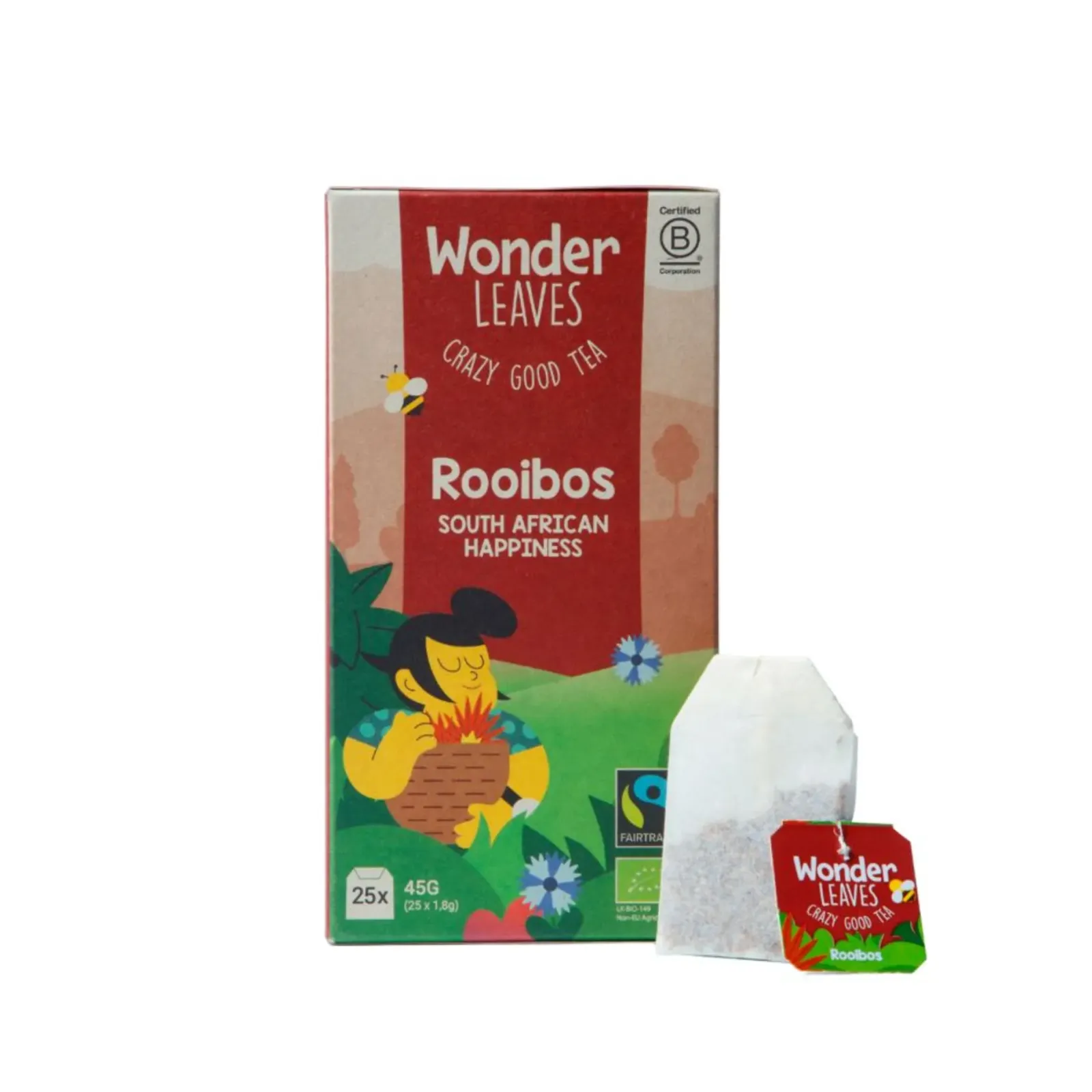 Wonder Leaves BIO FT Rooibos Happiness (25x 1,8gr) Best